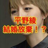 【2025最新】平野綾の結婚相手は谷口賢志！？一時期は結婚破棄していた噂とは！？