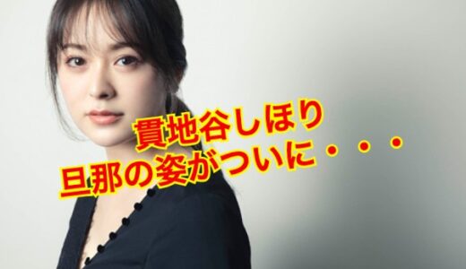 【最新版】貫地谷しほりの旦那はどんな人？馴れ初めや子供はいる？