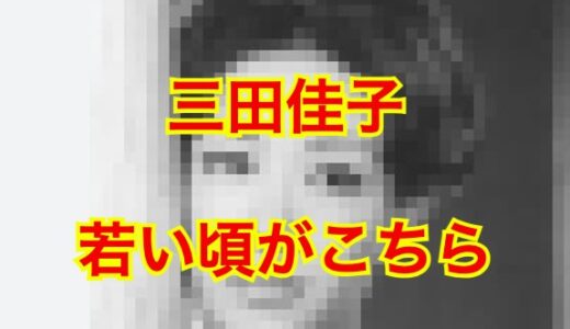 【顔画像】三田佳子の若い頃が美しすぎて唖然！？見惚れてしまう美貌だった噂は本当！？